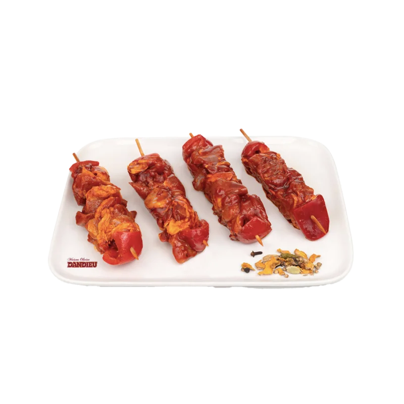 Maison Dandieu - Brochettes de poulet marinées indienne tandoori