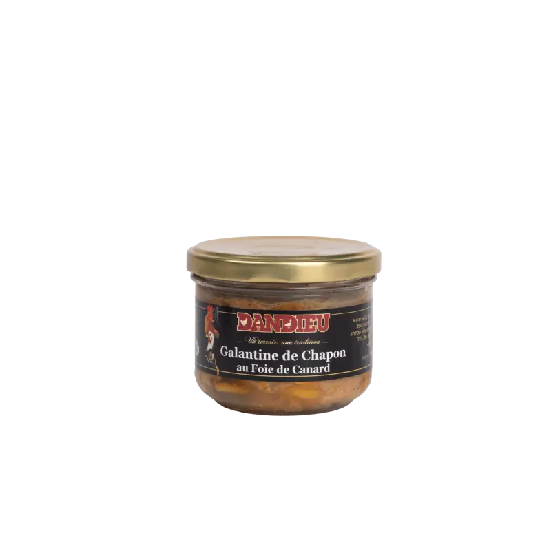 Maison Dandieu - GALANTINE DE CHAPON AU FOIE DE CANARD