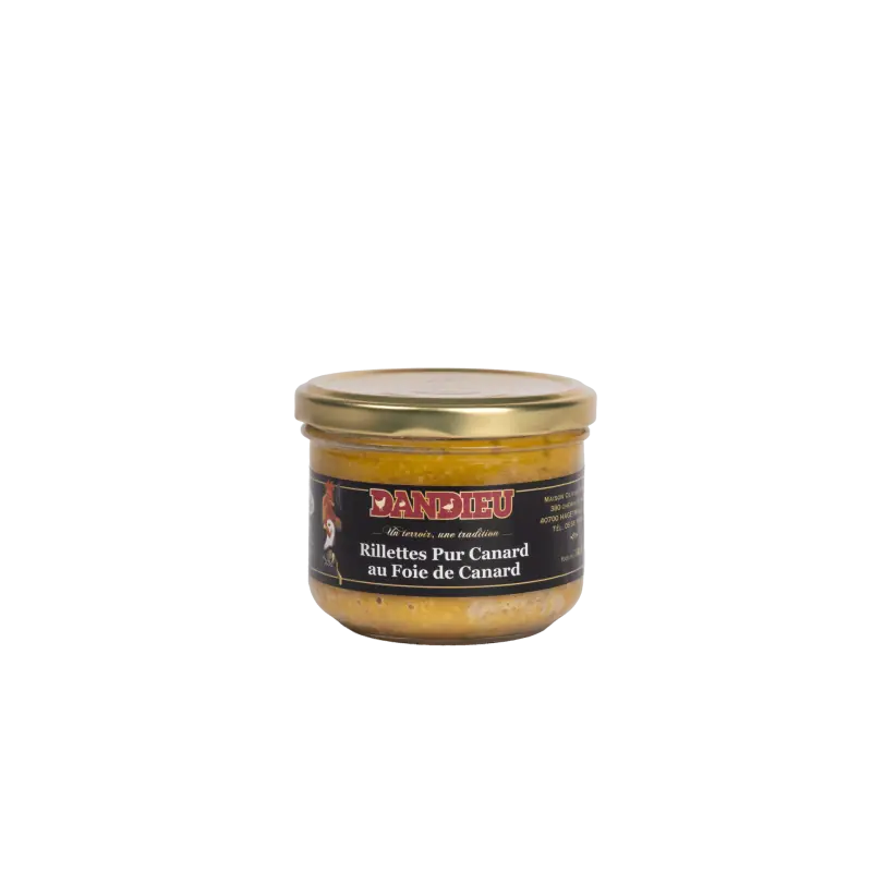 Maison Dandieu - RILLETTES PUR CANARD AU FOIE DE CANARD