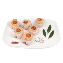 6 Paupiettes natures décor chorizo