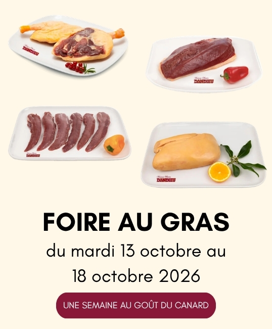 FOIRE AU GRAS du mardi 13 octobre au 18 octobre 2026 UNE SEMAINE AU GOÛT DU CANARD